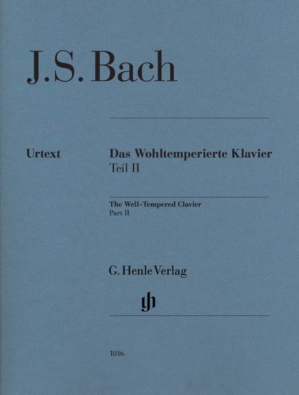 Das Wohltemperierte Klavier 2 ohne Fingersätze